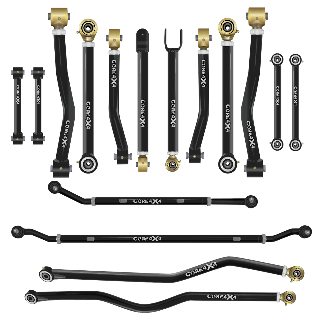 16pc Crawl Series Control Arm - Track Bar - Steering - End Link Kit