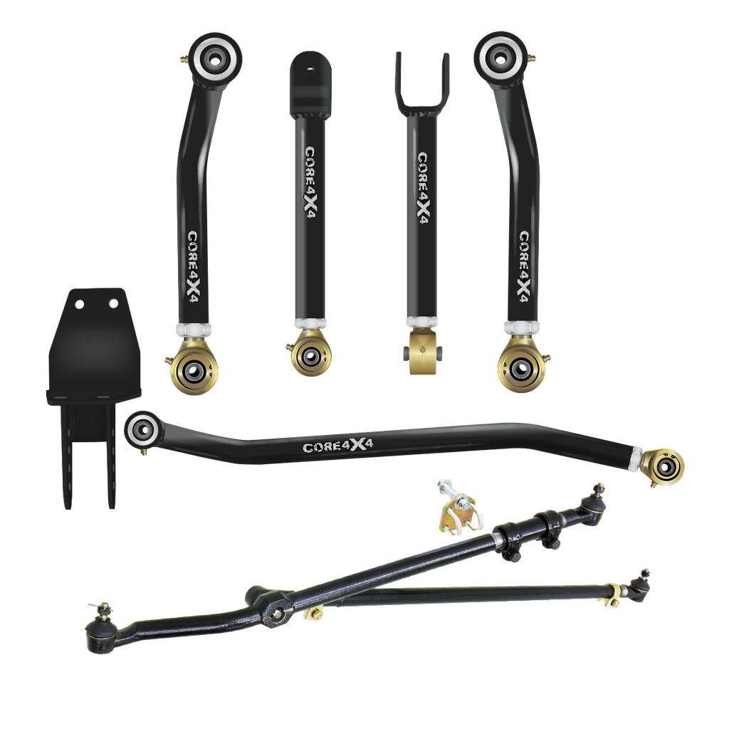 6pc Crawl Series Control Arms - Track Bar - Steering Kit