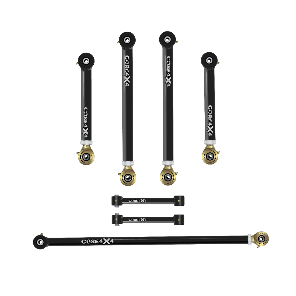 7pc Trail Series Rear Control Arm - Track Bar - End Link Kit