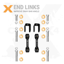 FRONT SWAY BAR END LINKS COMPATIBLE WITH Dodge Ram 2500 2014 - Current