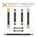 Adjustable ALUMINUM Rear Kit Control Arms, end links and Track Bar - RAM, 2500, 2014, 2024