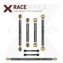 7pc Race Series Rear Control Arm - Track Bar - End Link Kit