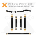 6pc Front-Rear Control Arms - Track Bar Kit