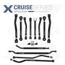 12pc Cruise Series Control Arm - Track Bar - Steering Kit