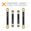 4pc Rear Control Arm Kit