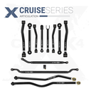 12pc Cruise Series Control Arm - Track Bar - Steering Kit