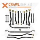 16pc Crawl Series Control Arm - Track Bar - Steering - End Link Kit