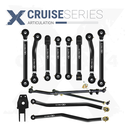 12pc Cruise Series Control Arm - Track Bar - Steering Kit