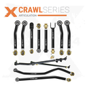 12pc Crawl Series Control Arm - Track Bar - Steering Kit