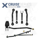 6pc Cruise Series Control Arms - Track Bar - Steering Kit