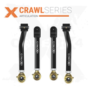 4pc Crawl Series Front Control Arm Kit