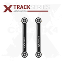 2pc Track Series Fixed Length Rear Upper Control Arm Set