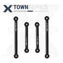 4pc Town Series Fixed Length Rear Control Arm Set