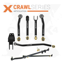 6pc Crawl Series Control Arms - Track Bar - Steering Kit