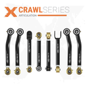 8pc Crawl Series Control Arm Kit