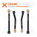 4pc Crawl Series Rear Control Arm Kit