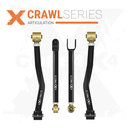 4pc Crawl Series Front Control Arm Kit