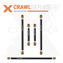 5pc Crawl Series Rear Control Arm - Track Bar Kit