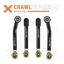 4pc Crawl Series Front Control Arm Kit