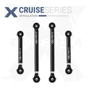 4pc Cruise Series Rear Control Arm Kit