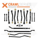 16pc Crawl Series Control Arm - Track Bar - Steering - End Link Kit