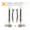 Adjustable Front Kit Long Arm Kit - Jeep, Wrangler JK/JKU, 2007, 2018